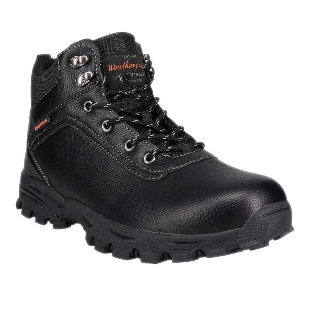 Black Weatherproof Vintage - JACE Hiking Boot Synthetic Leather - Men's 13